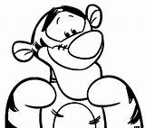 Pooh Tigger Winnie Clipartmag Coloringhome sketch template