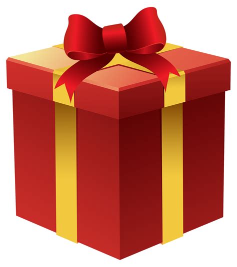 gift box  red png clipart  web clipart