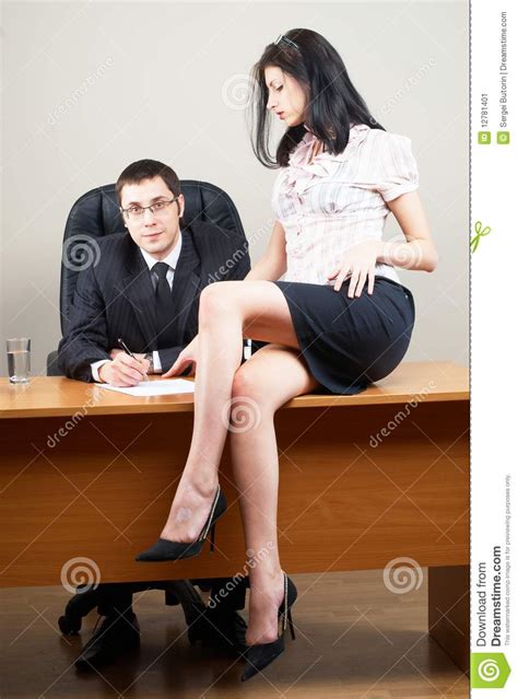 Boss And Him Secretary Stock Image Image Of Couple Group