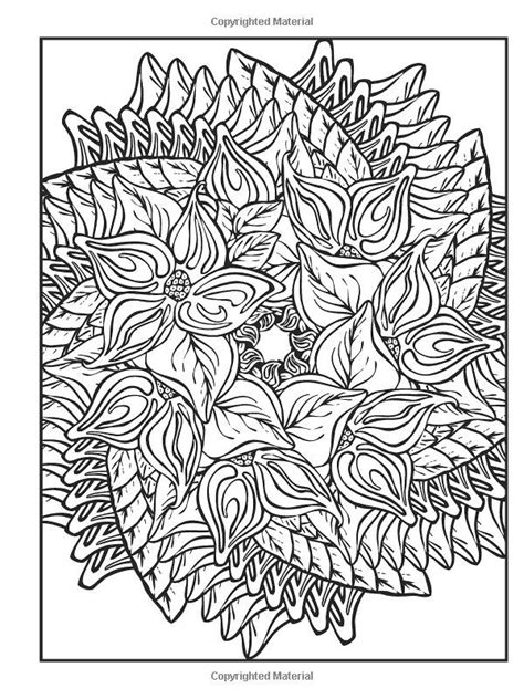 dover publications creative haven nature fractals coloring book