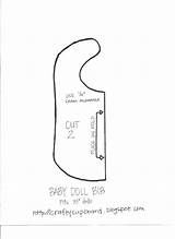 Bib Bibs Doll sketch template