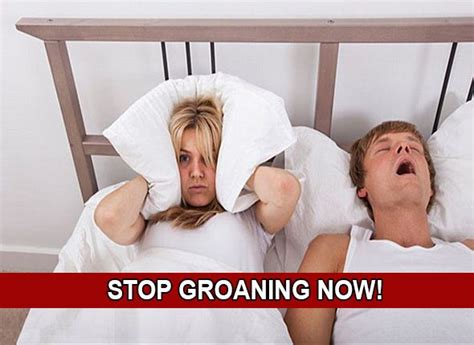 catathrenia how to stop groaning snoring what causes sleep apnea