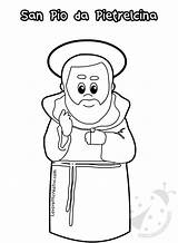 Santi Padre Pio Lavoretti Lavoretticreativi Bacheca sketch template