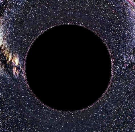 astronomie milchstrasse ist voller schwarzer loecher welt