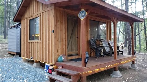 grid cabin tiny home  part  youtube