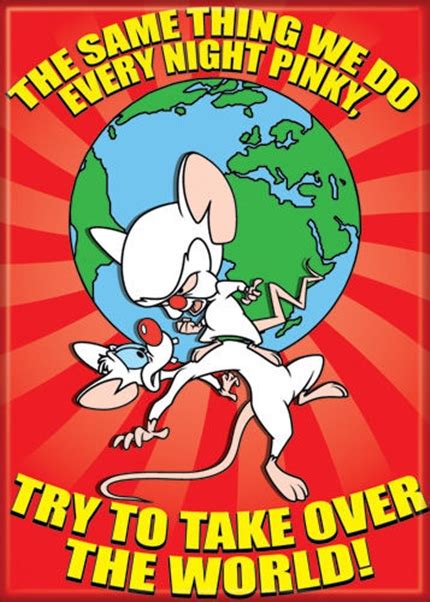 Pinky And The Brain Animated Tv Series Take Over The World
