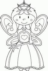 Fairy Coloring Kids Pages Color Print Printable sketch template