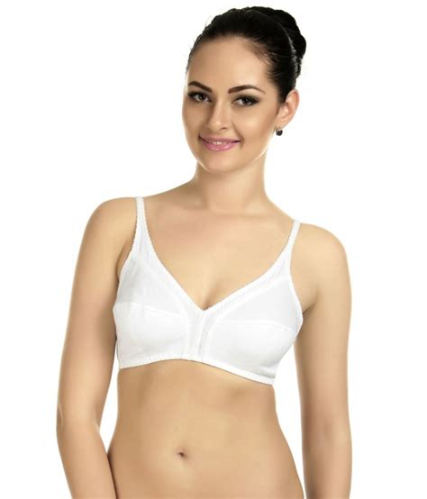 buy sushme full figure non padded wirefree white bra online at best