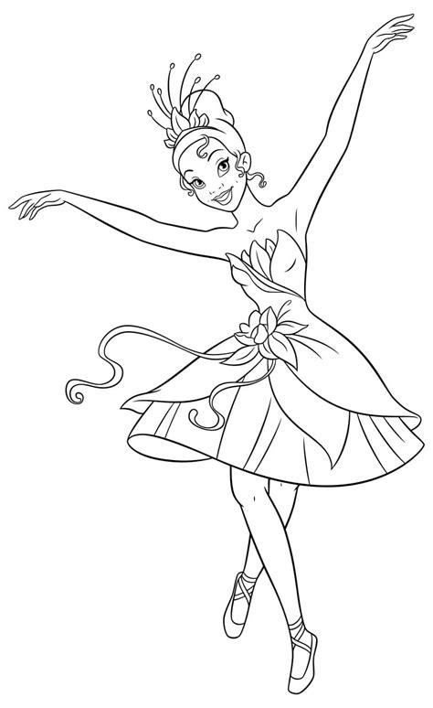 barbie ballerina princess coloring pages