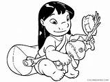 Lilo Stitch Coloring Pages Coloring4free Doll Related Posts sketch template