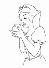 Coloring Pages Snow Disney Princess Printable Visit Kids Birthday Apple sketch template