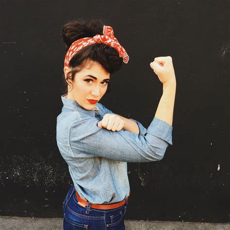 pin by viv with the curly hair on old fashioned rosie the riveter