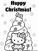 Kitty Hello Coloring Christmas Pages Birthday Tree Happy Printable Rahab Print Color Kids Az Adults Prints Popular Getcolorings Getdrawings Info sketch template