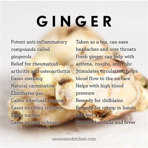 health benefits benefits of ginger for health