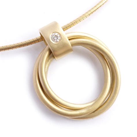 contemporary ct gold  diamond necklace unique  bespoke