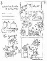 Coloring Christmas Sheet Kids Skiptomylou Fun sketch template