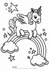 Licorne sketch template