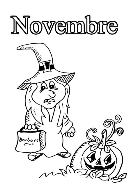 november  month kids coloring pages