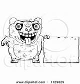 Panda Ugly Outlined Sign Coloring Clipart Cartoon Vector Cory Thoman Jumping sketch template