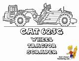Coloring Pages Construction Mighty Machines Scraper Clipart Tractor Wheel 623g Cat Printable Boys Equipment Popular Grader Library Cartoon Yescoloring sketch template