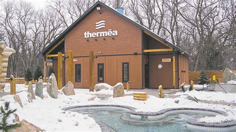 thermea nordik spa  serve liquor  courtyard  communities