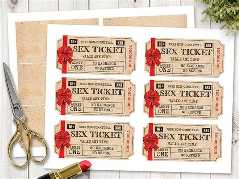 christmas t for him printable sex tickets kinky coupon etsy