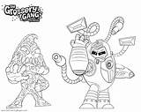 Gang Grossery Coloring Pages Color Clean Team Getcolorings Getdrawings Printable Getcoloringpages Print Vac Attack sketch template