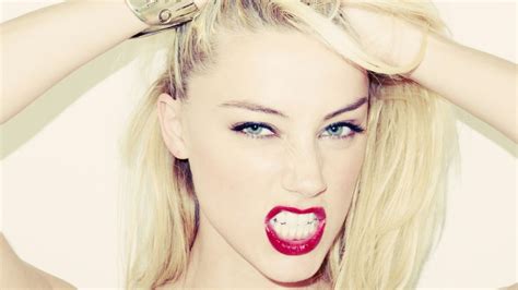 face sensuality sensual sexy woman girl amber heard makeup mouth lips