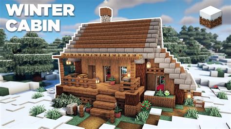 cool winter cabin  minecraft tbm thebestmods