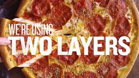 Papa John S Dual Layer Pepperoni Pizza Tv Commercial Showing Love