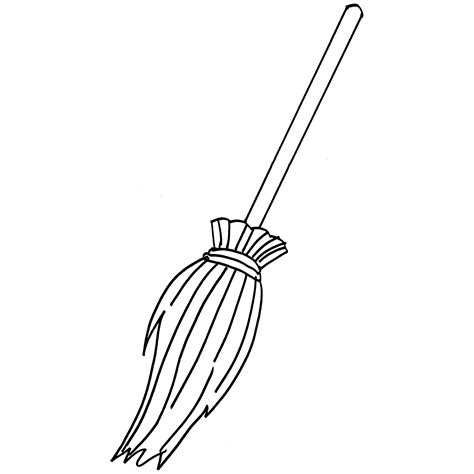 broom sheet coloring pages