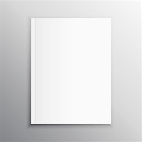 design blank book cover template