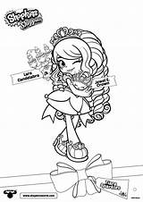 Shoppies Shopkins Coloring Pages Tiara Sparkles Printable Adults Kids sketch template