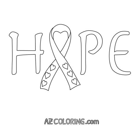 breast cancer awareness coloring page coloring home