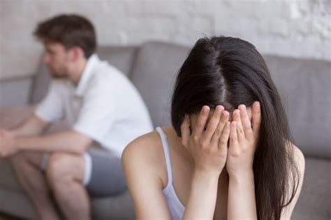 woman concerned by husband s controlling behavior during her