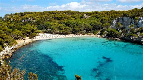 The Spanish Island Of Menorca With The Jewel Coloured Waters