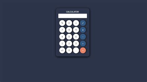 simple calculator  html css  javascript gambaran