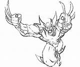 Coloring Marvel Wolverine Vs Capcom Pages Popular Fujiwara Yumiko Coloringhome sketch template