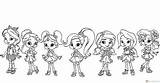 Rangers Ranger Sorceresses Little Colorir Raskrasil Ausmalbilder Emmalyn sketch template