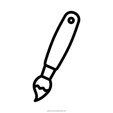 paint brush coloring page ultra coloring pages
