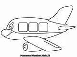 Pesawat Mewarnai Terbang Tempur Kartun Burung Airplane Tosecretplace Paud Bonikids Preschool Kita sketch template