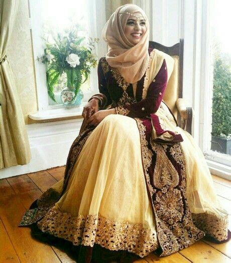 latest bridal hijab styles dresses designs collection 2020 2021