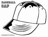 Coloring Pages Hat Baseball Printable Cap Color Kids Bubble Letter Book Sheets Mlb Colouring Hats Print Boys Make Players Comments sketch template