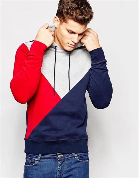 tommy hilfiger hoodie  block colour  asoscom svetsoertler erkek giyim moda stilleri