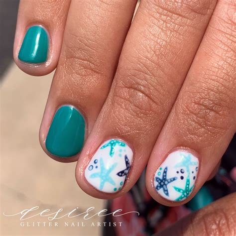 beach toe nails beachy nails sea nails beach themed nails turtle