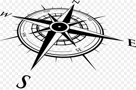 Compass Rose Clip Art Compass Png Download 1402 919 Free