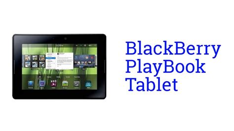 blackberry playbook tablet specification [america] youtube
