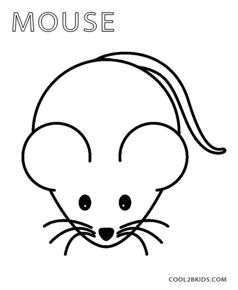 mouse template printable printable word searches