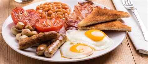 english breakfast traditional breakfast  england united kingdom