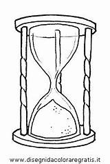 Reloj Clessidra Hourglass Coloring Colorear Relojes Disegni Misti Colorare Dibujos Oggetti Disegnidacoloraregratis Designlooter sketch template